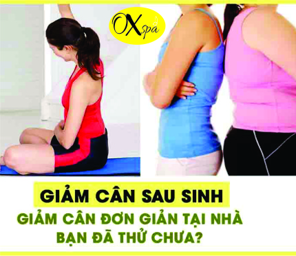 Giam cân sau sinh tại nhà