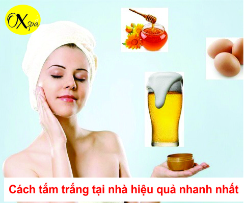 cách tắm trắng tại nhà hiệu quả nhanh nhất, oxspa