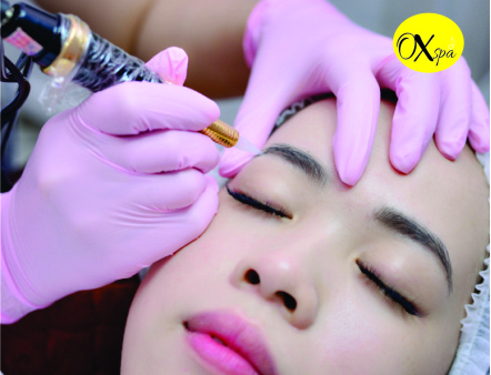 Phun lông mày kiêng nước mấy ngày, Oxspa