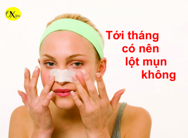 tới tháng có nên lột mụn không, oxspa